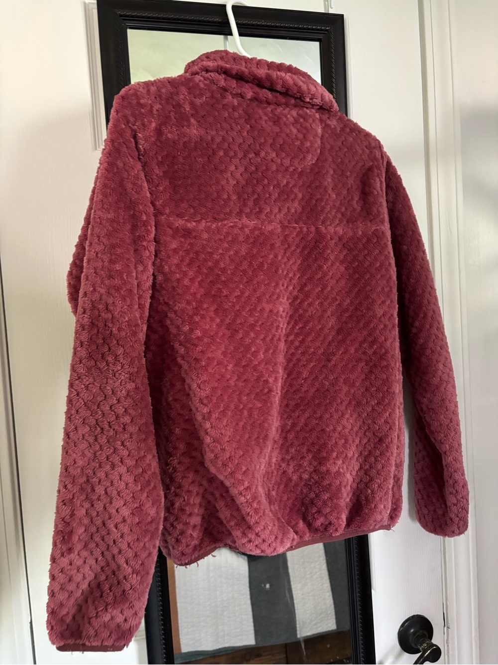 Simply Southern Plush Quarter-Snap Pullover - Rose - Picture 3 of 4